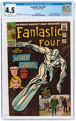 FANTASTIC FOUR #50 MAY 1966 CGC 4.5 VG+..