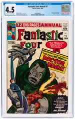 FANTASTIC FOUR ANNUAL #2 1964 CGC 4.5 VG+.