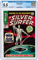 SILVER SURFER #1 AUGUST 1968 CGC 5.5 FINE-.