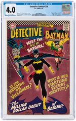 DETECTIVE COMICS #359 JANUARY 1967 CGC 4.0 VG (FIRST BATGIRL).