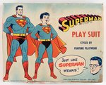 SUPERMAN PLAY SUIT BOXED 1958 OUTFIT.