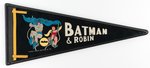 BATMAN & ROBIN FELT PENNANT.