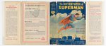 THE ADVENTURES OF SUPERMAN 1942 HARDCOVER BOOK WITH DUSTJACKET.