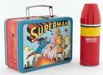 SUPERMAN CLASSIC METAL LUNCHBOX & THERMOS.