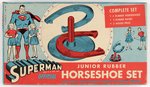 SUPERMAN OFFICIAL JUNIOR RUBBER HORSESHOE SET.