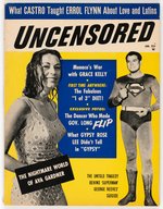 UNCENSORED TABLOID MAGAZINE WITH GEORGE REEVES SUPERMAN ARTICLE.