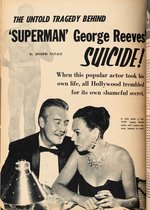 UNCENSORED TABLOID MAGAZINE WITH GEORGE REEVES SUPERMAN ARTICLE.