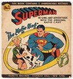 SUPERMAN PHONO-COMIC BOOKS BOOK/RECORD SET NO. 2.