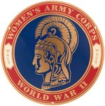 "WOMEN'S ARMY CORPS/WORLD WAR II/WACS" LICENSE PLATE ATTACHMENT C. 1944.