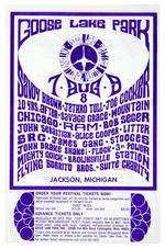 “GOOSE LAKE INTERNATIONAL MUSIC FESTIVAL” HANDBILL.