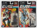 G.I. JOE 25TH ANNIVERSARY COLLECTION LOT OF 9 CARDED FIGURES.