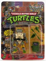 TEENAGE MUTANT NINJA TURTLES - METALHEAD SERIES 2/19 BACK CARDED ACTION FIGURE.