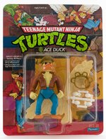 TEENAGE MUTANT NINJA TURTLES - ACE DUCK SERIES 2/14 BACK CARDED ACTION FIGURE.