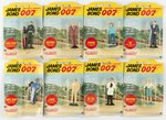 JAMES BOND SECRET AGENT 007 GILBERT CARDED FIGURE SET OF 10.