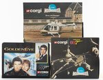 CORGI JAMES BOND MOONRAKER VEHICLE PAIR PLUS GOLDENEYE EDITION ASTON MARTIN DB5.