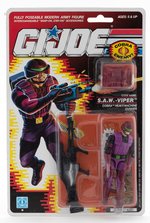 G.I. JOE: A REAL AMERICAN HERO - S.A.W.-VIPER SERIES 9/34 BACK CARDED ACTION FIGURE.