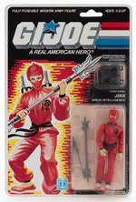 G.I. JOE: A REAL AMERICAN HERO - JINX SERIES 6/34 BACK CARDED ACTION FIGURE.