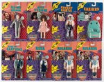 PEE-WEE'S PLAYHOUSE LOT OF 12 CARDED ACTION FIGURES.