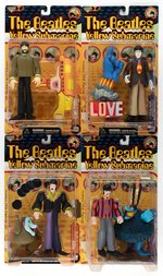 THE BEATLES YELLOW SUBMARINE FIGURE LOT OF 8 BY MCFARLANE TOYS.