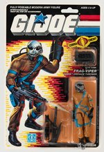 G.I. JOE: A REAL AMERICAN HERO - FRAG-VIPER SERIES 8/34 BACK CARDED ACTION FIGURE.