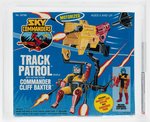 SKY COMMANDERS - TRACK PATROL VEHICLE WITH COMMANDER CLIFF BAXTER ACTION FIGURE AFA 80 NM.