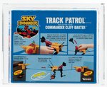 SKY COMMANDERS - TRACK PATROL VEHICLE WITH COMMANDER CLIFF BAXTER ACTION FIGURE AFA 80 NM.