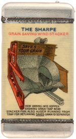 MATCH SAFE FOR "THE FARMER'S FRIEND STACKER/THE SHARPE GRAIN SAVING WIND STACKER".