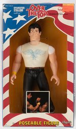 OVER THE TOP SYLVESTER STALLONE AS LINCOLN HAWKS LARGE POSEABLE ACTION FIGURE IN BOX.