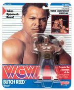 WCW BUTCH REED "DOOM" ACTION FIGURE ON CARD.
