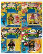 TEENAGE MUTANT NINJA TURTLES - BODACIOUS BIRTHDAY SET OF 3 AND TALKIN' TURTLE MICHAELANGELO.