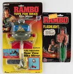 RAMBO ACCESSORIES FOR BIKES LOT OF 4 BY ARCO.