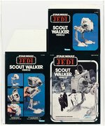 STAR WARS: REVENGE OF THE JEDI - SCOUT WALKER VEHICLE BOX FLAT CAS 80.