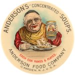 "ANDERSON'S CONCENTRATED SOUPS" POCKET MIRROR.