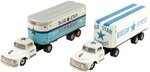 FRICTION BLUE STAR EXPRESS TRAILER TRUCK IN BOX AND SECOND TRUCK W/PAINT VARIATION.