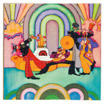 “THE BEATLES YELLOW SUBMARINE” TWO MEDIUM/SIX LARGE ASSEMBLED PUZZLES WITH BOXES.