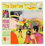 “THE BEATLES YELLOW SUBMARINE” TWO MEDIUM/SIX LARGE ASSEMBLED PUZZLES WITH BOXES.