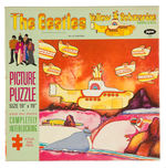 “THE BEATLES YELLOW SUBMARINE” TWO MEDIUM/SIX LARGE ASSEMBLED PUZZLES WITH BOXES.