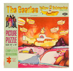 “THE BEATLES YELLOW SUBMARINE” TWO MEDIUM/SIX LARGE ASSEMBLED PUZZLES WITH BOXES.