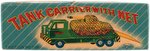 TOYMASTER FRICTION MOTOR TANK CARRIER TRUCK IN BOX.