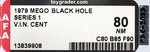 THE BLACK HOLE - SERIES 1 V.I.N. CENT AFA 80 NM.