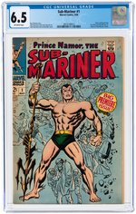 SUB-MARINER #1 MAY 1968 CGC 6.5 FINE+.