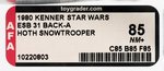 STAR WARS: THE EMPIRE STRIKES BACK - HOTH SNOWTROOPER 31 BACK-A AFA 85 NM+.