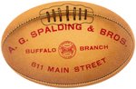 "COPYRIGHT 1906 A.G. SPALDING & BROS. BUFFALO BRANCH" FIGURAL POCKET MIRROR WITH SMALL LOGO.