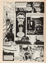 SOS #23 SPANISH HORROR COMIC BOOK COVER ORIGINAL ART.