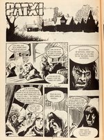 SOS #53 SPANISH HORROR COMIC BOOK COVER ORIGINAL ART.