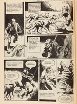 SOS #53 SPANISH HORROR COMIC BOOK COVER ORIGINAL ART.