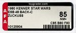 STAR WARS: THE EMPIRE STRIKES BACK - ZUCKUSS 48 BACK-C AFA 85 NM+.