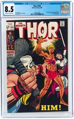 THOR #165 JUNE 1969 CGC 8.5 VF+ (FIRST FULL HIM/ADAM WARLOCK).