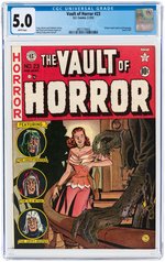 VAULT OF HORROR #23 FEBRUARY-MARCH 1952 CGC 5.0 VG/FINE.