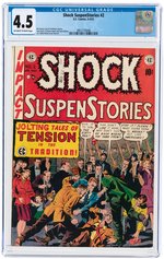 SHOCK SUSPENSTORIES #2 APRIL-MAY 1952 CGC 4.5 VG+.